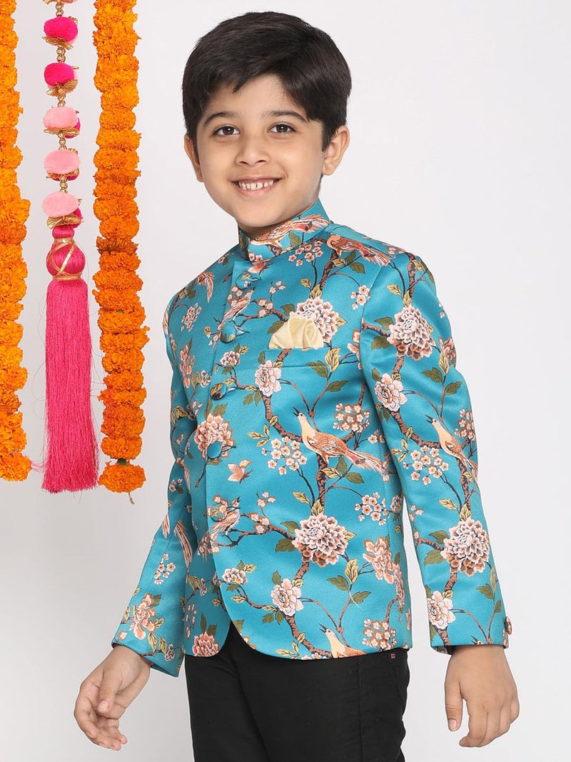 VASTRAMAY Boys' Turquoise Jodhpuri_VASBJP002TQ_30 - Image 2