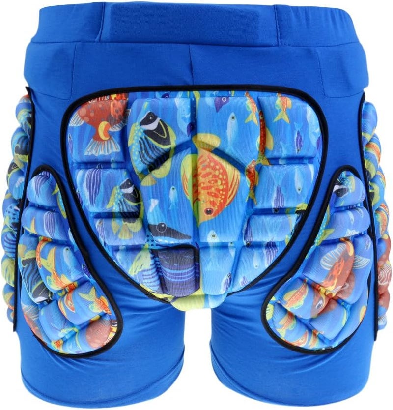 klarako Deluxe Padded Figure Skating Shorts for Kids Boys And Girls – 3D Protection Pads for Hips Tailbone & Butt  Choice of Colors & Sizes - Image 1