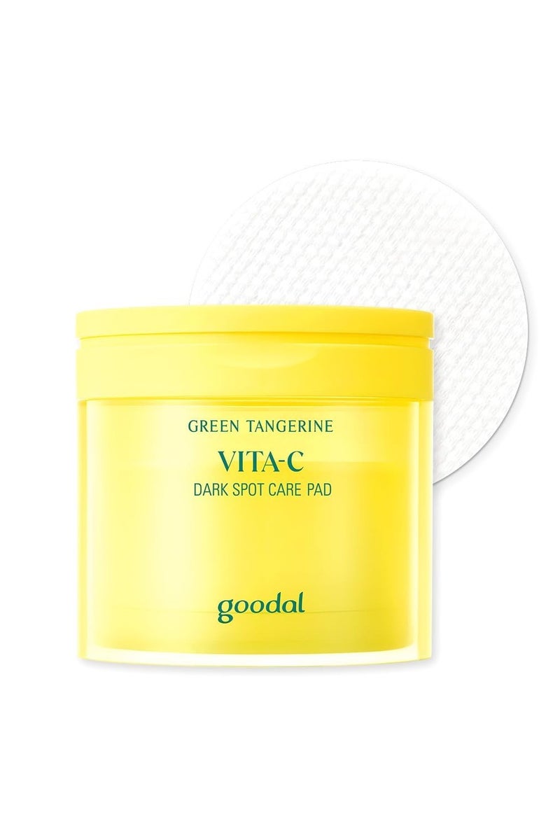 goodal Green Tangerine Vita C Dark Spot Care Pad, Korean Skin Care, 70 Sheets 160ml. - Image 1