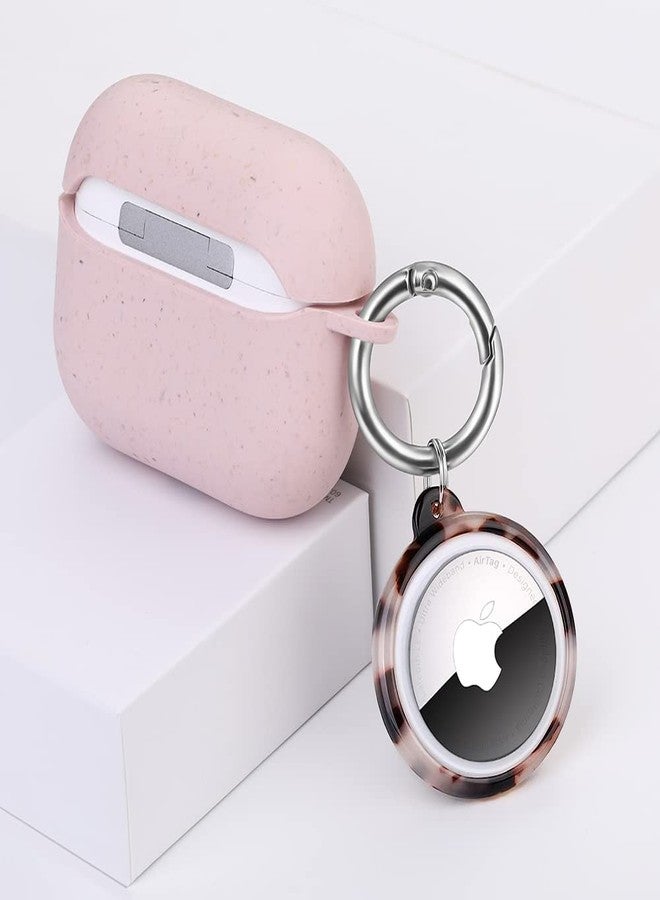 Omter Resin Airtag Case Holder with Airtag Keychain, Dropproof AirTag Keychain Cover, Full-Body Shockproof,Portable AirTag Case for Keys, Luggage,Wallet,Cat,Dog(Ivory Tortoise) - Image 4