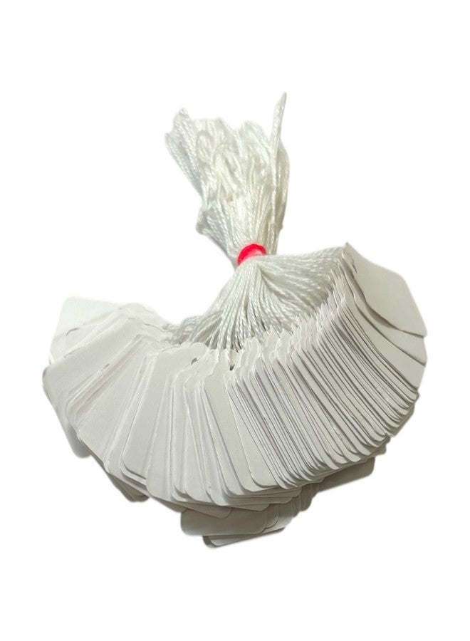 Janrax Box of 1000 White Merchandise Tags 44mm x 29mm - Image 1