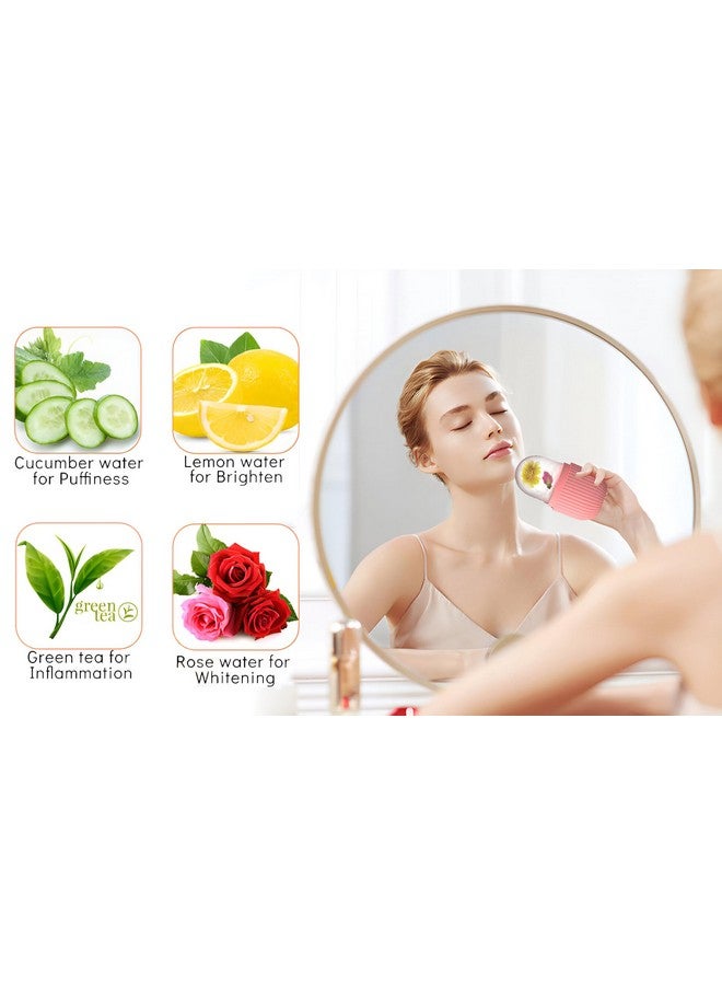 INEVER Ice Cube Roller For Face Massage Beauty to Brighten Skin Natural Glow Reusable Facial Tool Treatment to Tighten & Tone Skin (Multicolor) - Image 4