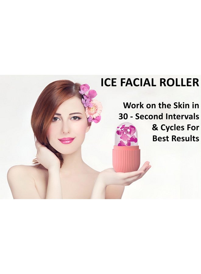 INEVER Ice Cube Roller For Face Massage Beauty to Brighten Skin Natural Glow Reusable Facial Tool Treatment to Tighten & Tone Skin (Multicolor) - Image 5