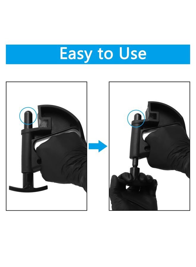 VKVXCLON Universal Tire Changer Repair Tools Bead Clamp Drop Center Helper - Rim Pry Solid Nylon Plastic No Scratches Built-in Spring for Most Vehicle Motorcycle Low Profile Tire (2 Pack) - Image 3