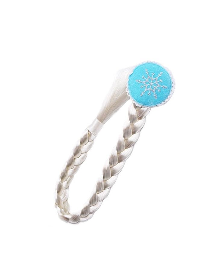 yongsheng 3-Piece Frozen Elsa Costume Cosplay Set， With Crown Wand Party Accessories Gift Set for Women, Little Girls Princess Crown, Princess Dress Up and Wand Birthday Crown for Girls 3-6 Kids Toy Gift  - Image 5