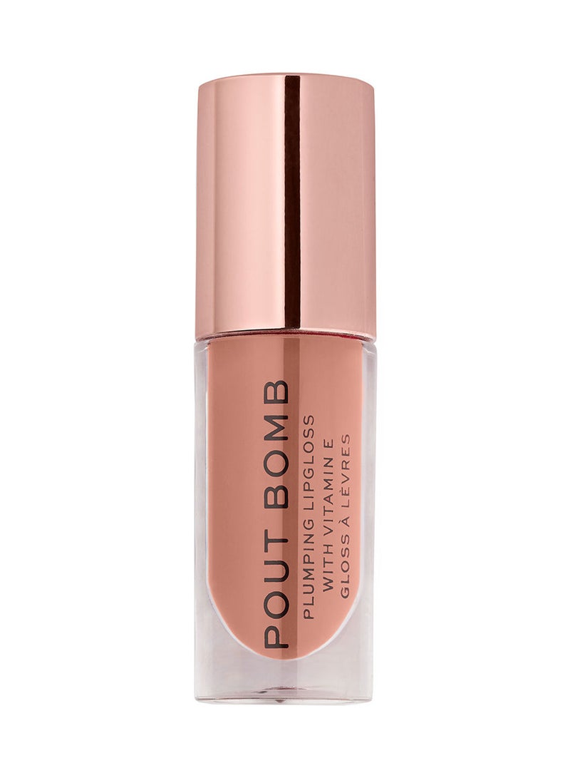 REVOLUTION Revolution Pout Bomb Plumping Gloss Candy Pink - Image 1