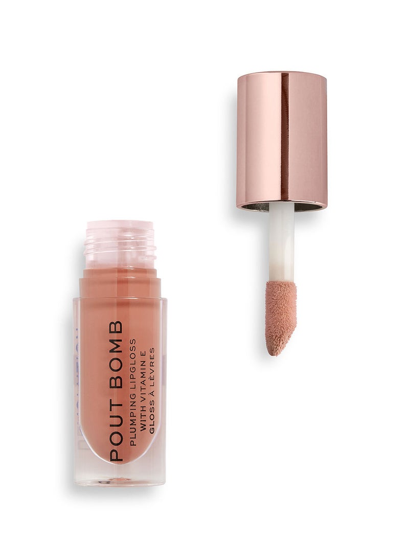 REVOLUTION Revolution Pout Bomb Plumping Gloss Candy Pink - Image 2