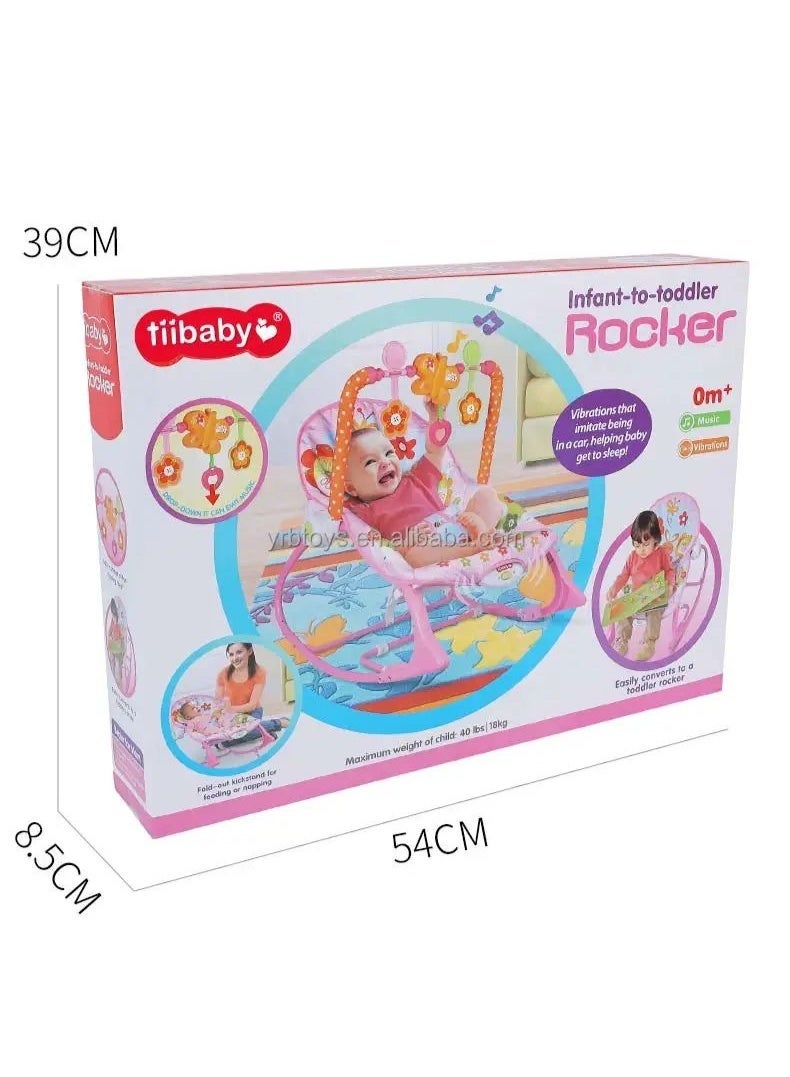 Baby Multi-Function Baby Rocking Chair For Children To Soothe And Shake The ROCKER And Swing Seat Toy - Image 2