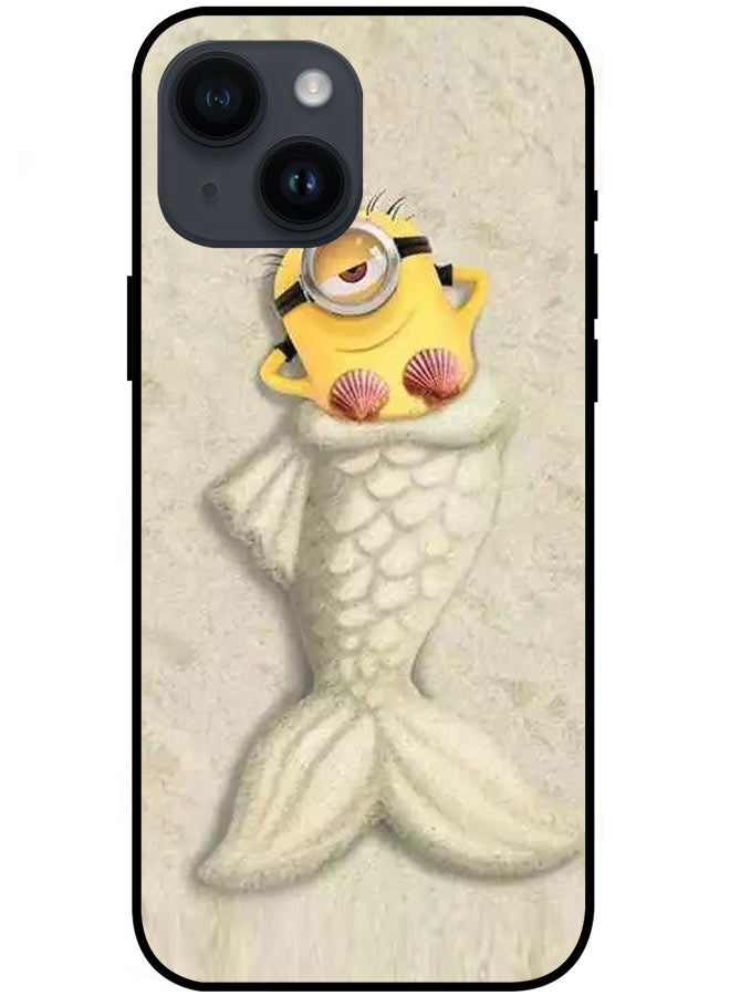 Protective Case Cover For Apple iPhone 15 Fish Minion