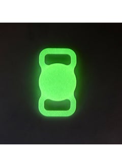 For Airtag Apple Locator Silicone Case Apple Pet Tracker Case-Colour:Fluorescent Green-Applicable Model:2.5cm Collar Mouth