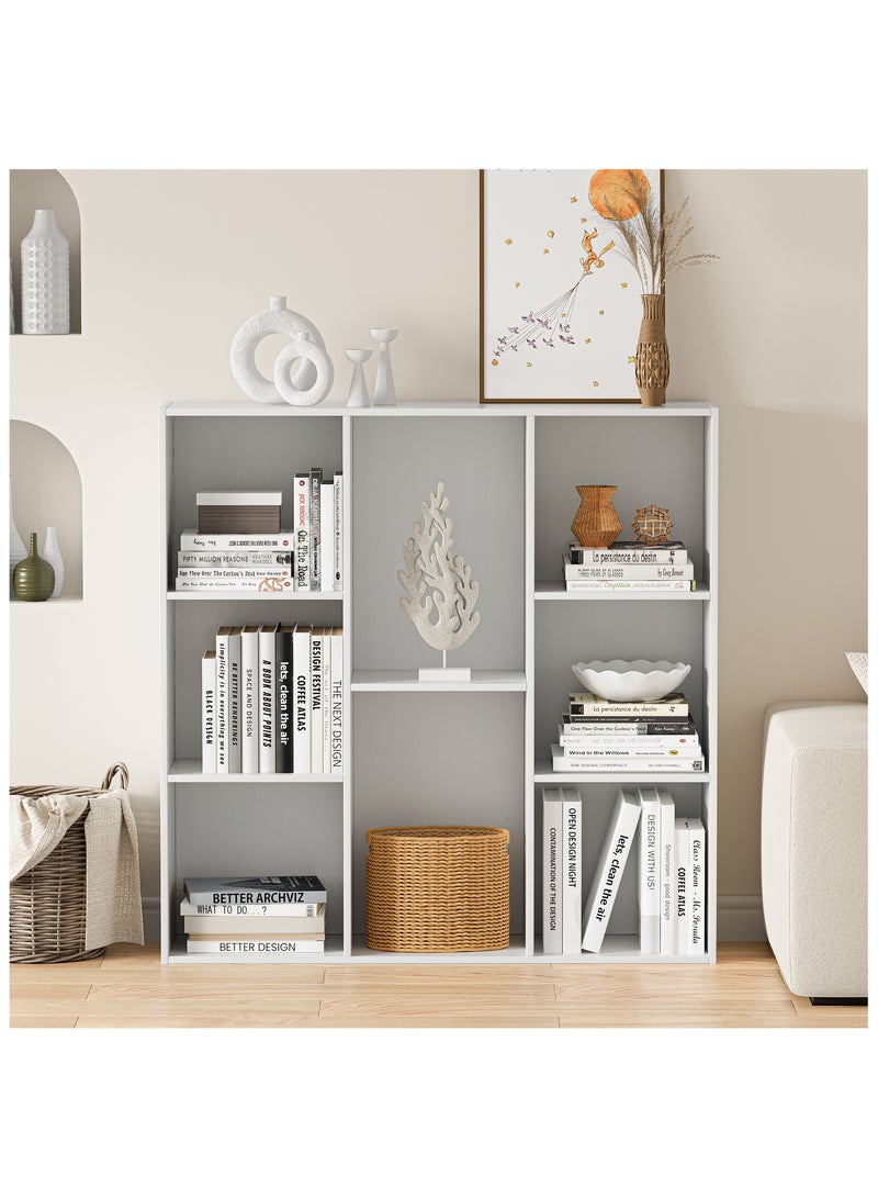 Chogori Wooden Cube Storage Organizer with Closed Back Panel, 11in Cube Shelf Opening, Bookshelf, Display Shelf,Closet Cabinet for Home and Office - Image 2