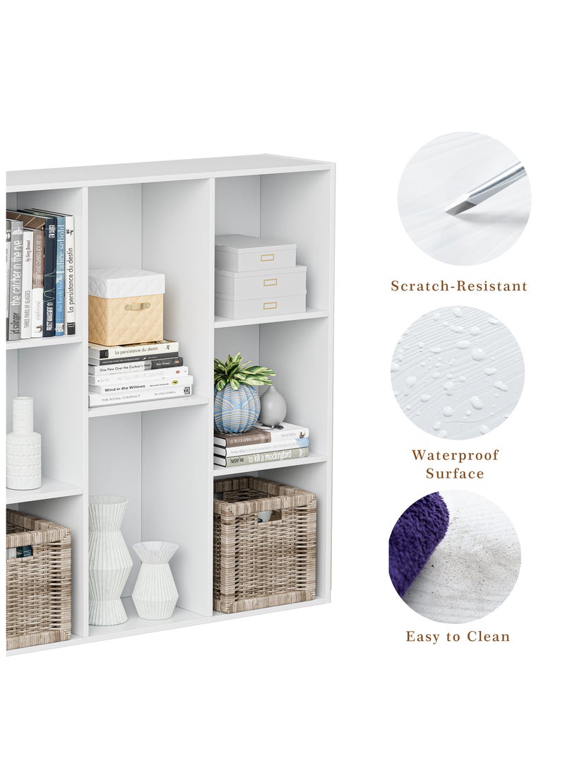 Chogori Wooden Cube Storage Organizer with Closed Back Panel, 11in Cube Shelf Opening, Bookshelf, Display Shelf,Closet Cabinet for Home and Office - Image 4