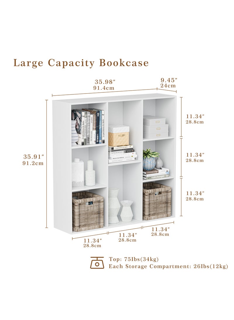 Chogori Wooden Cube Storage Organizer with Closed Back Panel, 11in Cube Shelf Opening, Bookshelf, Display Shelf,Closet Cabinet for Home and Office - Image 5