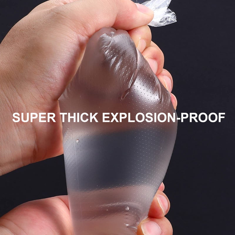 XSEINO Disposable Piping Bags, 12 Inch - 150PCS Heavy Duty Anti Burst Pastry Bags With Bump Non-slip Design For Icing and Frosting and Cookies Decoration Bags(Thickened) - Image 3