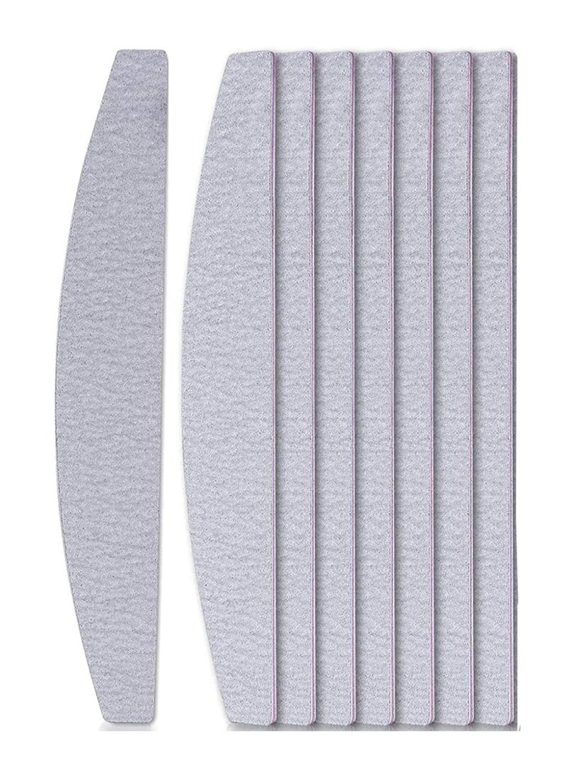 Premify - 8pcs Nail File Set, Professional Washable Double-Sided 100/180 Grit Nail Files, Emery Board Manicure Tools For Shining Nails, Shape Your Nails with Smooth Edges - Image 1