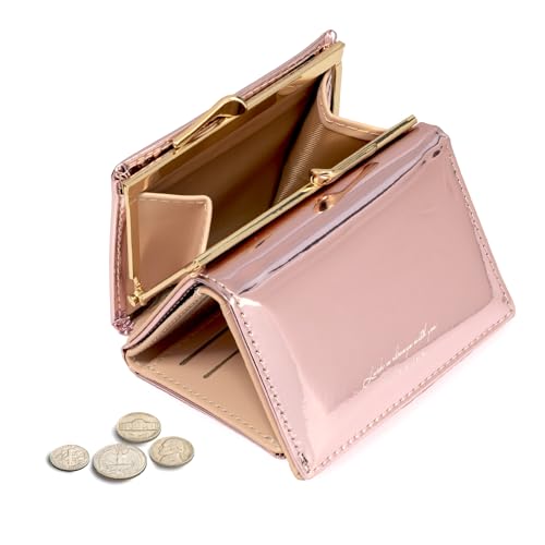 JANKS Small Wallet for Women Mini Laser Card Holder Case Iridescent Holographic Purse with Coin Pocket for Girls Ladies - Image 4