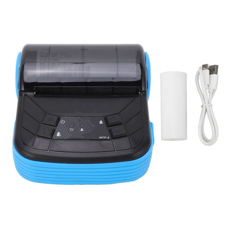 Thermal Printer 80mm Bluetooth Wireless Printing Wide Compatibility High Speed Low Noise Portable Receipt Printer - Image 1