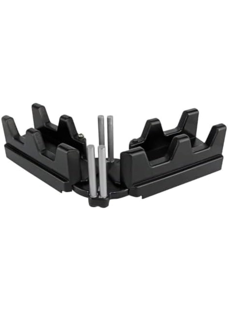 Barakah 2-in-1 Mitre Measuring Angle Cutting Tool - Accurate Sawing Mitre Kit for Pipeline Installation, Home Improvement, Carpentry, and Woodworking Craft (Size: 12.1 x 3.3 x 2.5 in) - Image 1