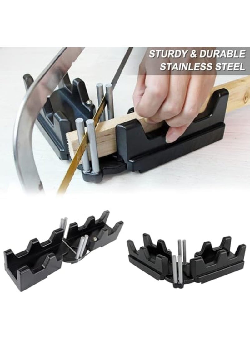Barakah 2-in-1 Mitre Measuring Angle Cutting Tool - Accurate Sawing Mitre Kit for Pipeline Installation, Home Improvement, Carpentry, and Woodworking Craft (Size: 12.1 x 3.3 x 2.5 in) - Image 4