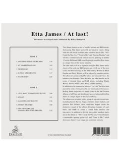 ETTA JAMES - At Last! (Clear Vinyl) - LP Music Vinyl Record - pzsku/ZBE7123E66D53B48C8FCEZ/45/_/1732191910/6b39f9bd-0f33-4110-8b66-760de2abb9fb