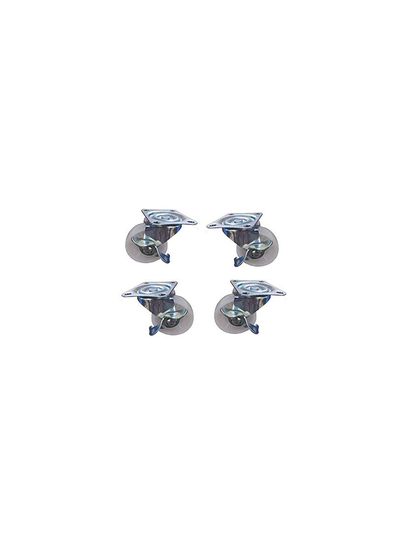 Caster Wheel Flat with Break (4PCS set) - Image 3