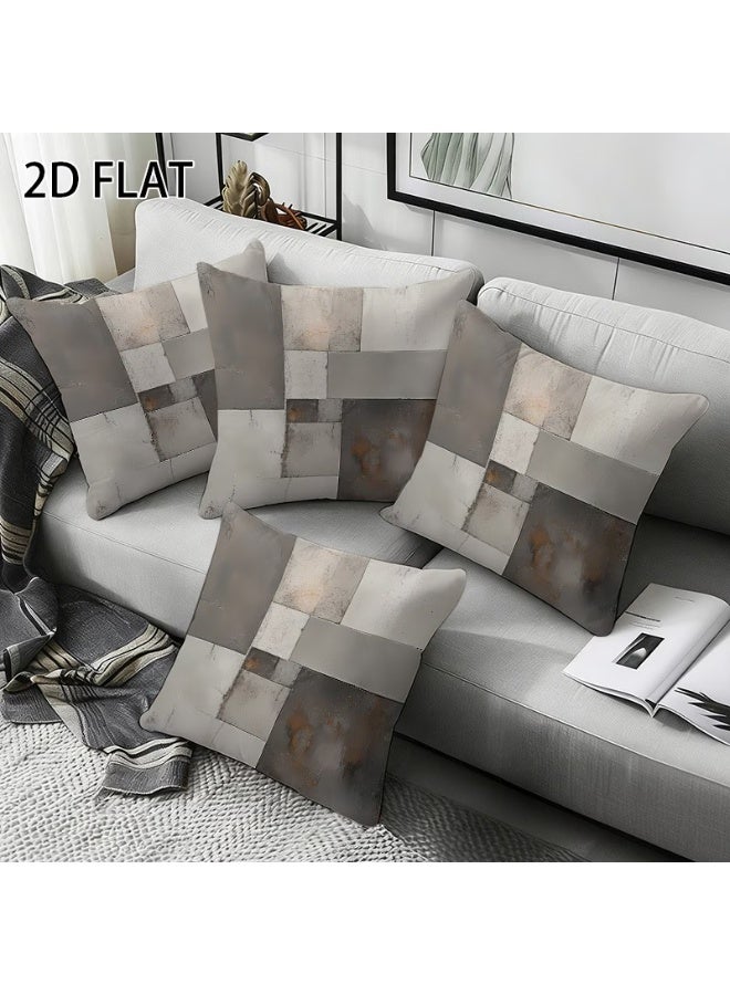 موان كوشن مودرن 45×45 سم - غطاء مخدة ديكور للانتريه والريسبشن غرفة المعيشة - Image 1