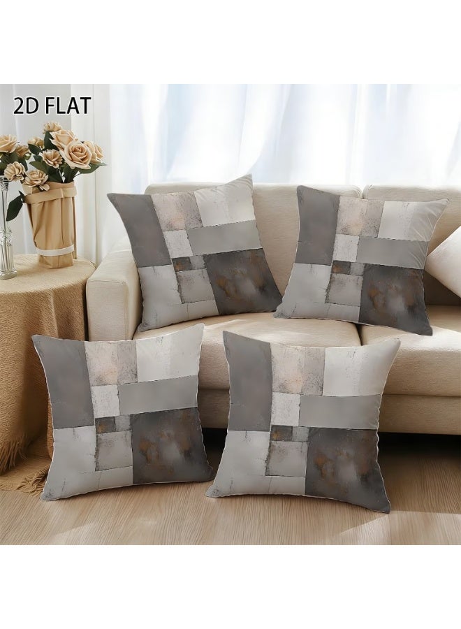 موان كوشن مودرن 45×45 سم - غطاء مخدة ديكور للانتريه والريسبشن غرفة المعيشة - Image 4