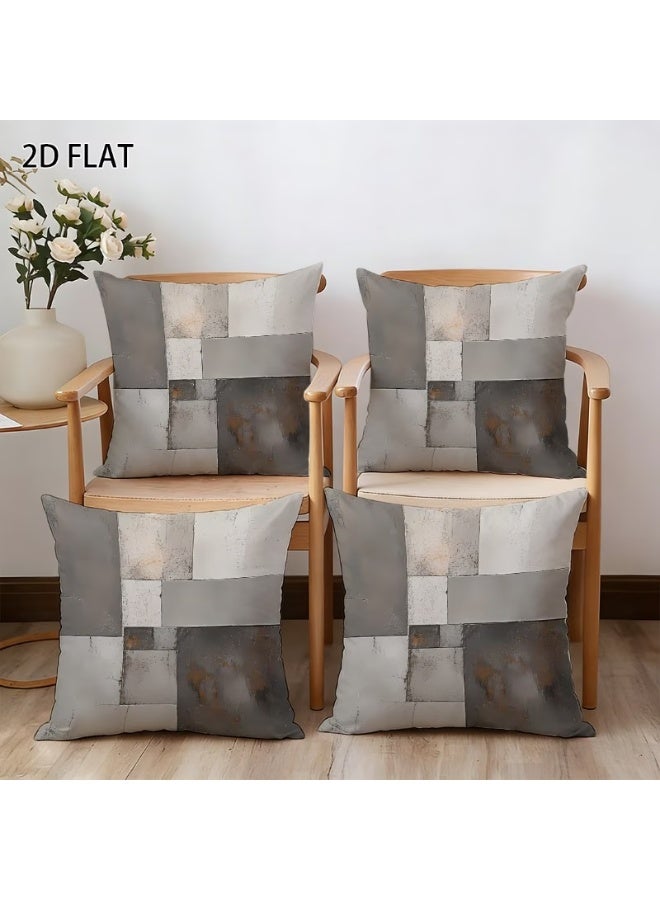 موان كوشن مودرن 45×45 سم - غطاء مخدة ديكور للانتريه والريسبشن غرفة المعيشة - Image 2