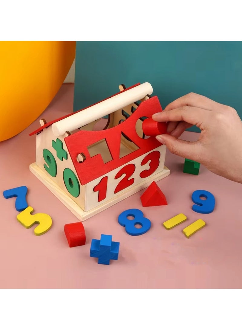 Montessori Wooden Educational Children for Toddlers Baby Skill Development Toys Number Color Matching Sorting - Image 5