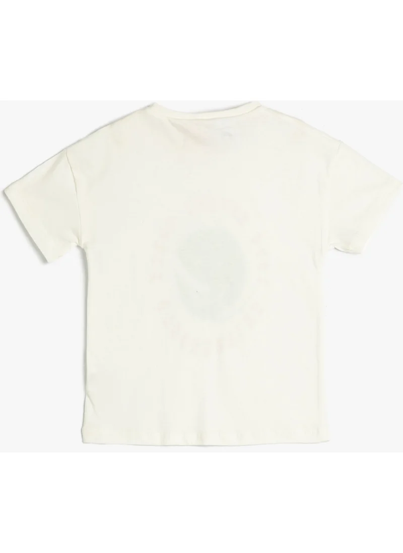 KOTON SmileyWorld® T-Shirt Licensed Short Sleeve Crew Neck Cotton