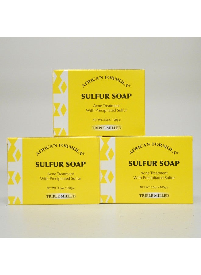 African Formula Sulfur Soap Jabon de Azufre Acne Treatment Facial Soap (3.5oz) by Sulfur Soap African Formula - Image 1