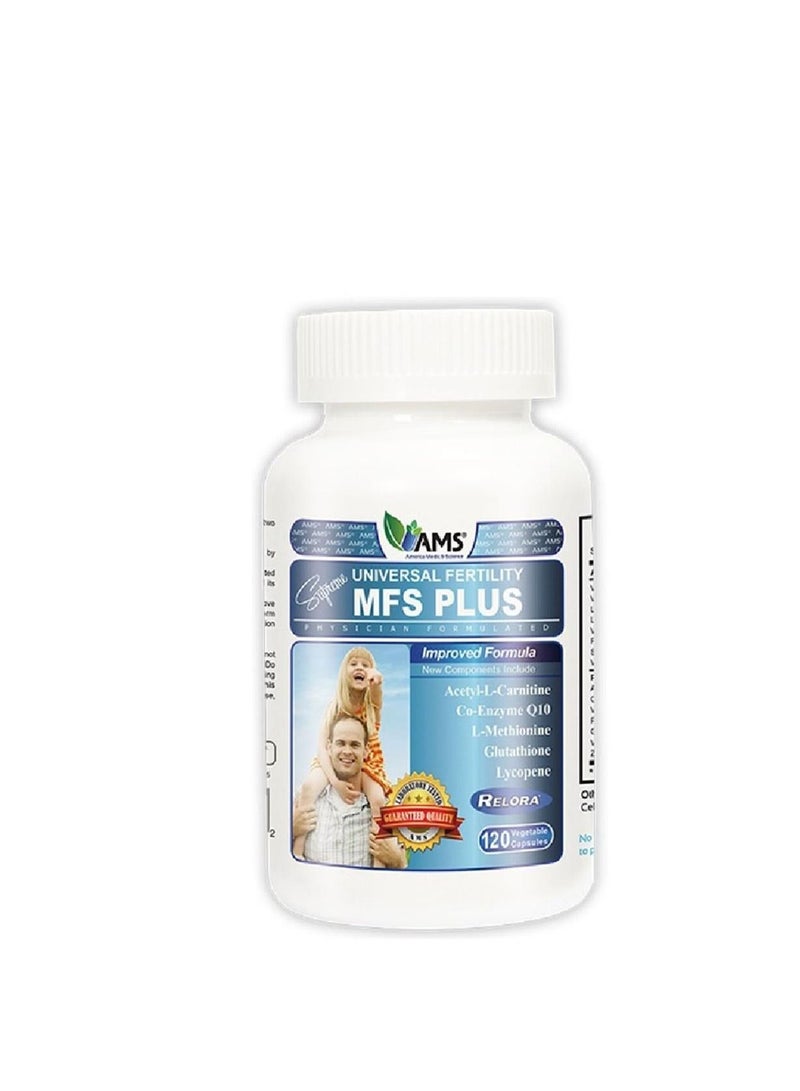 AMS كبسولات نباتية AMS MFS Plus 120 كبسولة