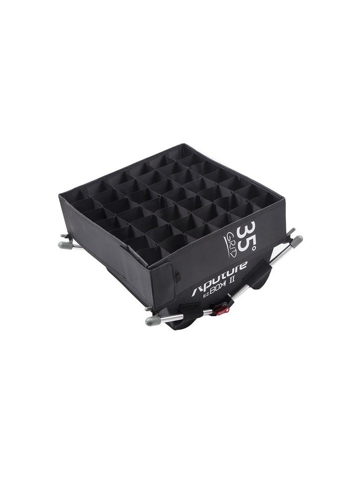 Aputure EZ Box + II Softbox Kit – Collapsible Unibody Modifier with Dual Diffusion, 35° Grid & Carry Bag for Aputure 672 / Tri‑8 LEDs