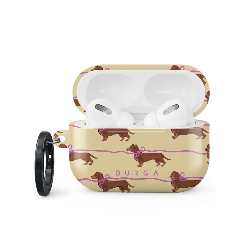 BURGA Burga AirPods Pro Always Late Protective Elegant Case For Apple AirPods, Cover Charging LED Visible, Scratch-Resistant, Shockproof Case