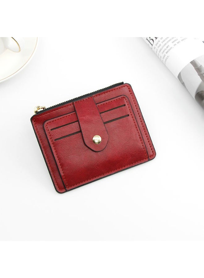 محفظة نسائية صغيرة لحمل البطاقات والعملات المعدنية