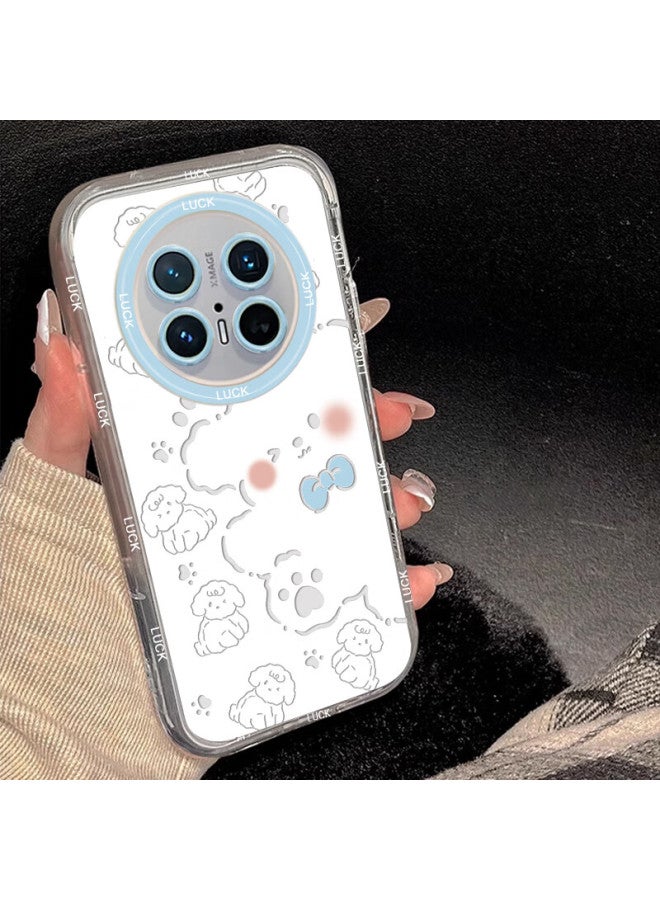Jiang Ming Jiangming Transparent Soft Case With Airbag Anti-fall For Huawei Mate 70 Pro, Full Cover Lens Protection, Cute Cartoon Design With Lanyard For Huawei Mate 70 Pro+ - Image 5