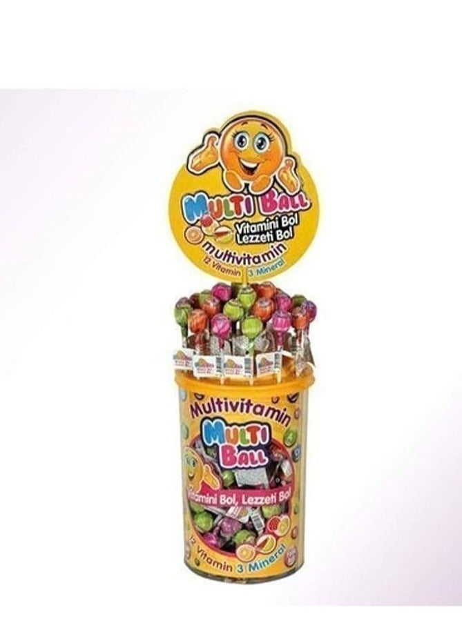 Multi ball MultiBall Lollipops Multivitamins (Sugar) - Image 1