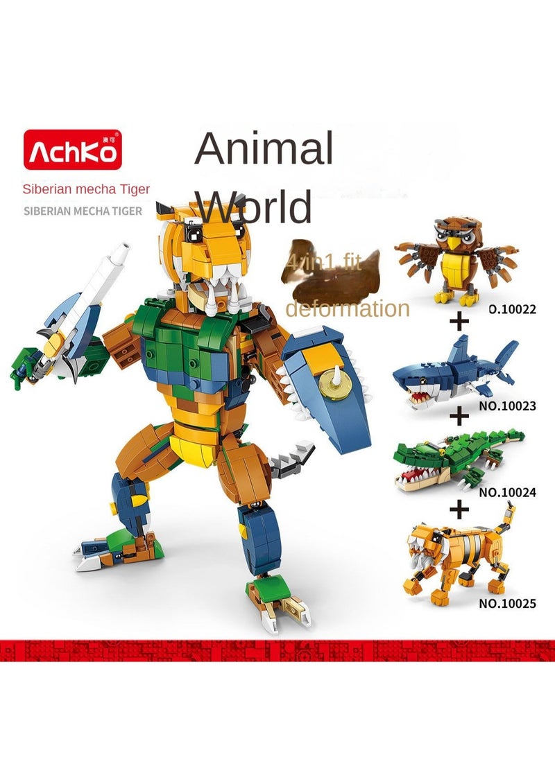 general 2023 Animal Building Blocks Small Particles Children Assemble Handmade Educational Toys For Boys And Girls