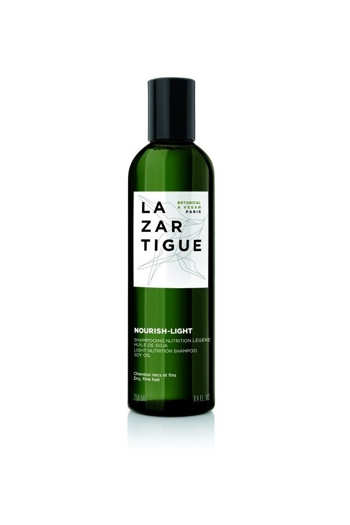 Lazartigue Nutritious Shampoo with Soy Oil for Dry and Fine Hair 250ml - Image 1