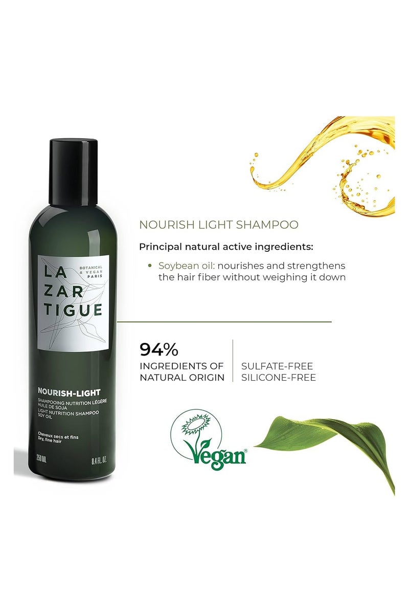 Lazartigue Nutritious Shampoo with Soy Oil for Dry and Fine Hair 250ml - Image 4