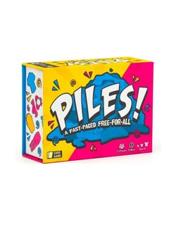 Gigglejoy Piles Card Games Family Games Games For Adults Family Game Night Travel Games Party Games 10 Mins For Kids 8 And Up  - Image 1
