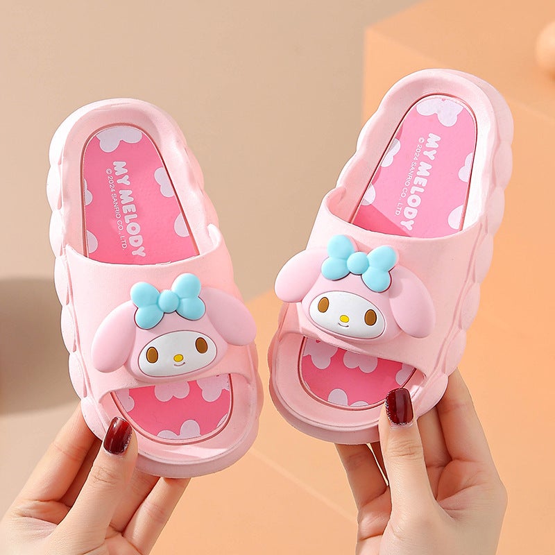 Soft Sole Toddler Sanrio Slip-Ons Pink Melody 