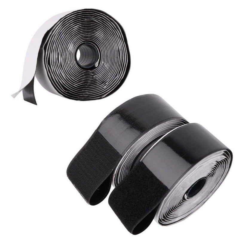 DIY Crafts Design # No 1, Pack Of 50 Yards, Double Sided Sticky Hook & Loop Tape Strong Adhesive 2 Inch Black (Design # No 1, Pack Of 50 Yards) - Image 2