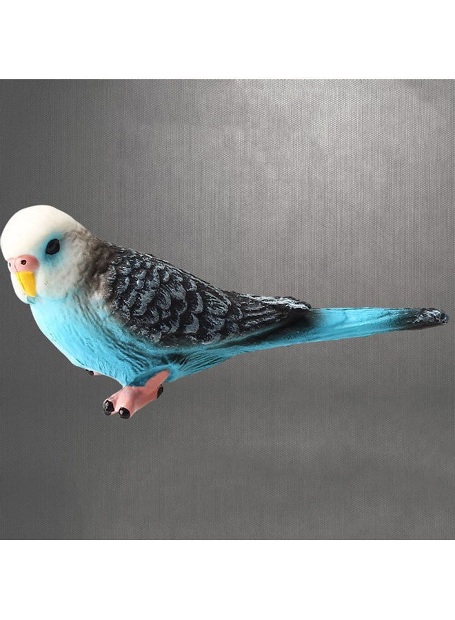 2-Piece Decorative Garden Artificial Parrot Yellow/Blue