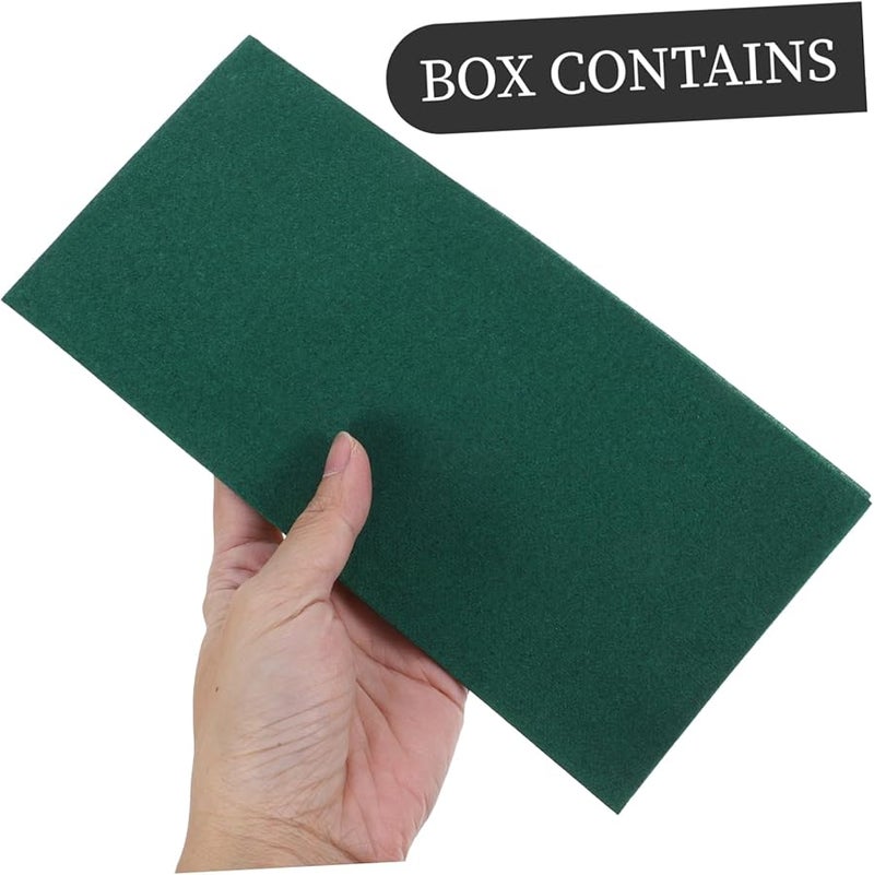 مناديل ورقية خضراء زخرفية 50 قطعة - مناشف يد ناعمة وماصة تستخدم لمرة واحدة للضيوف ومناسبات الطعام - Image 4