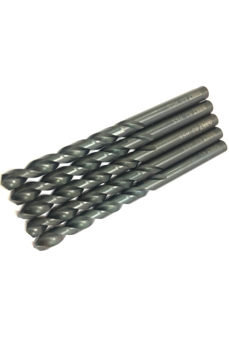 Dewalt DT50484-XJ HSS-G Drill Bit - 8 mm 5 PCs - Image 3