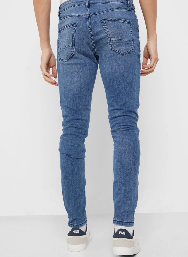 Seventy Five Blue Denim Super Skinny Fit Jeans