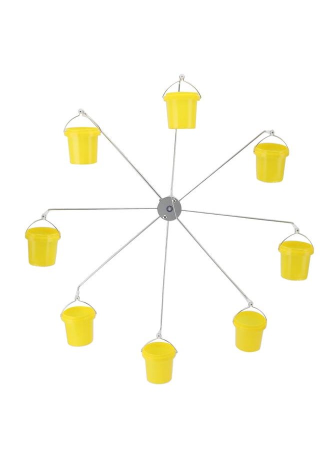 Thoraya - Ferris Wheel Bird Feeder Dynamic Design Endless Fun Outdoor Hanging Hummingbird Feeder with 8 Buckets - Image 1
