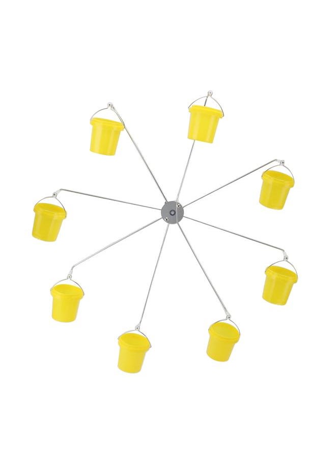 Thoraya - Ferris Wheel Bird Feeder Dynamic Design Endless Fun Outdoor Hanging Hummingbird Feeder with 8 Buckets - Image 1