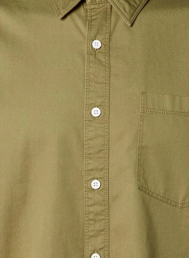 لي كوبر Lee Cooper Men Regular Fit Collar Long Sleeves Shirt